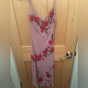 Sue Wong Nocturne Floral Embellished Dress